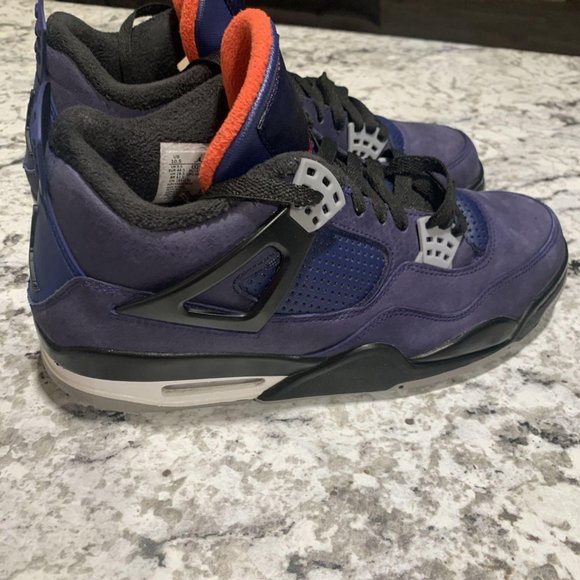 Air Jordan 4 Retro 'Winterized' Loyal Blue Sneaker - Picture 3 of 7